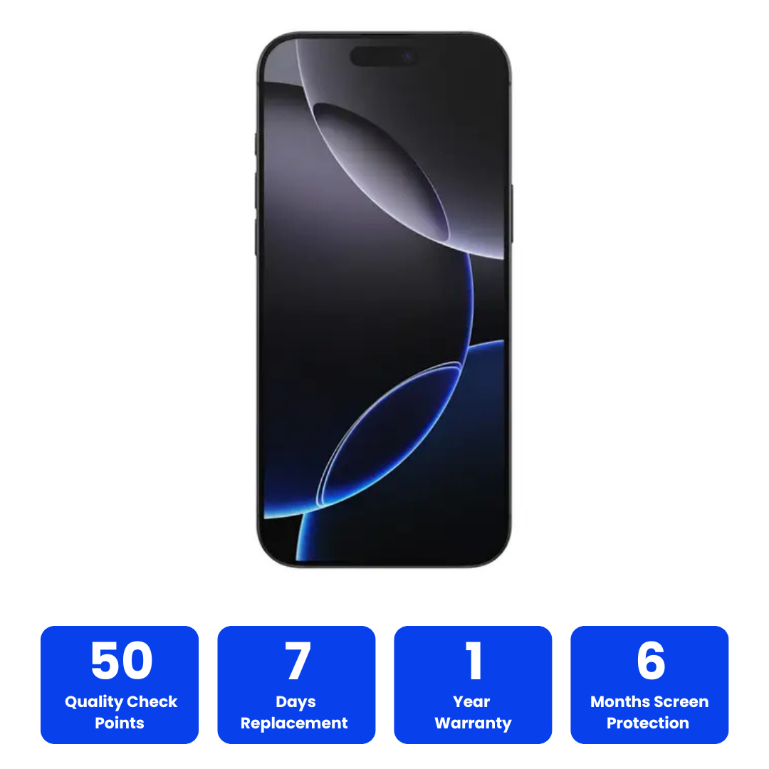 16 Pro Max Black - 100% Premium iOS Lookalike | High Performance